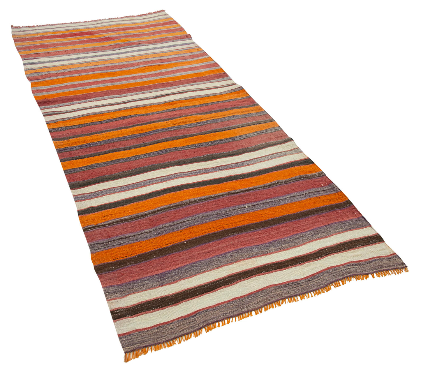 3x8 Multicolor Oriental Kilim Runner Rug - 29242