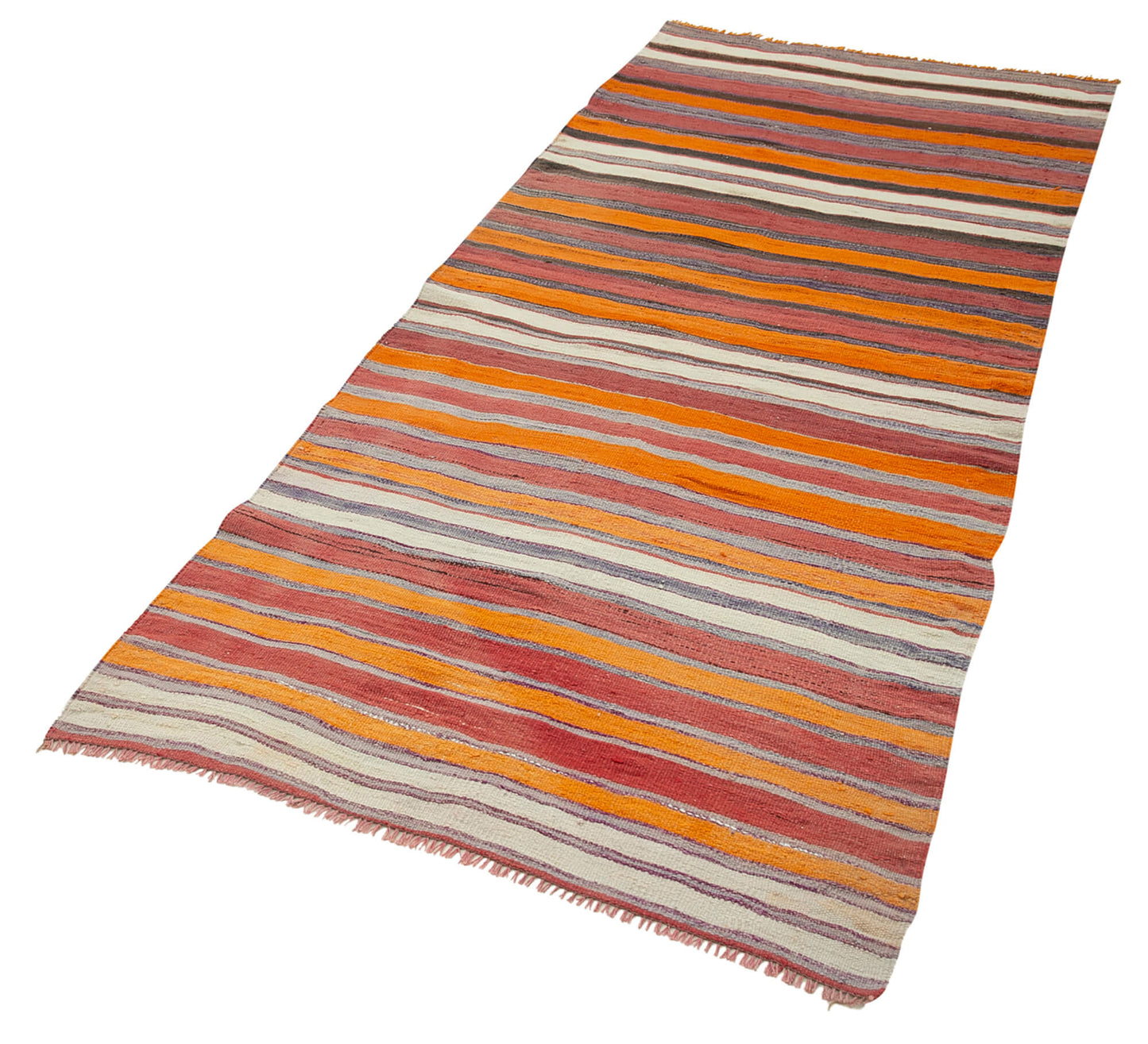 3x8 Multicolor Oriental Kilim Runner Rug - 29242