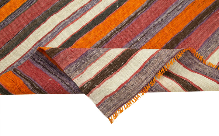 3x8 Multicolor Oriental Kilim Runner Rug - 29242