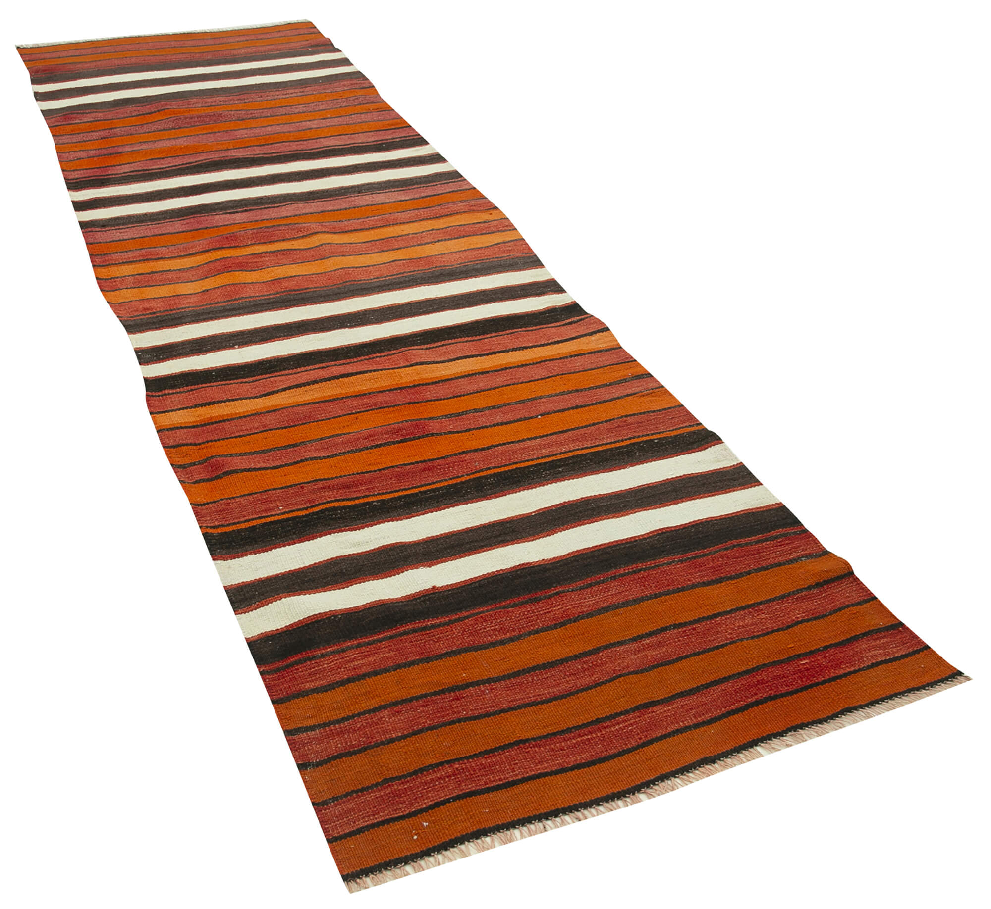 3x10 Multicolor Oriental Kilim Runner Rug - 29243