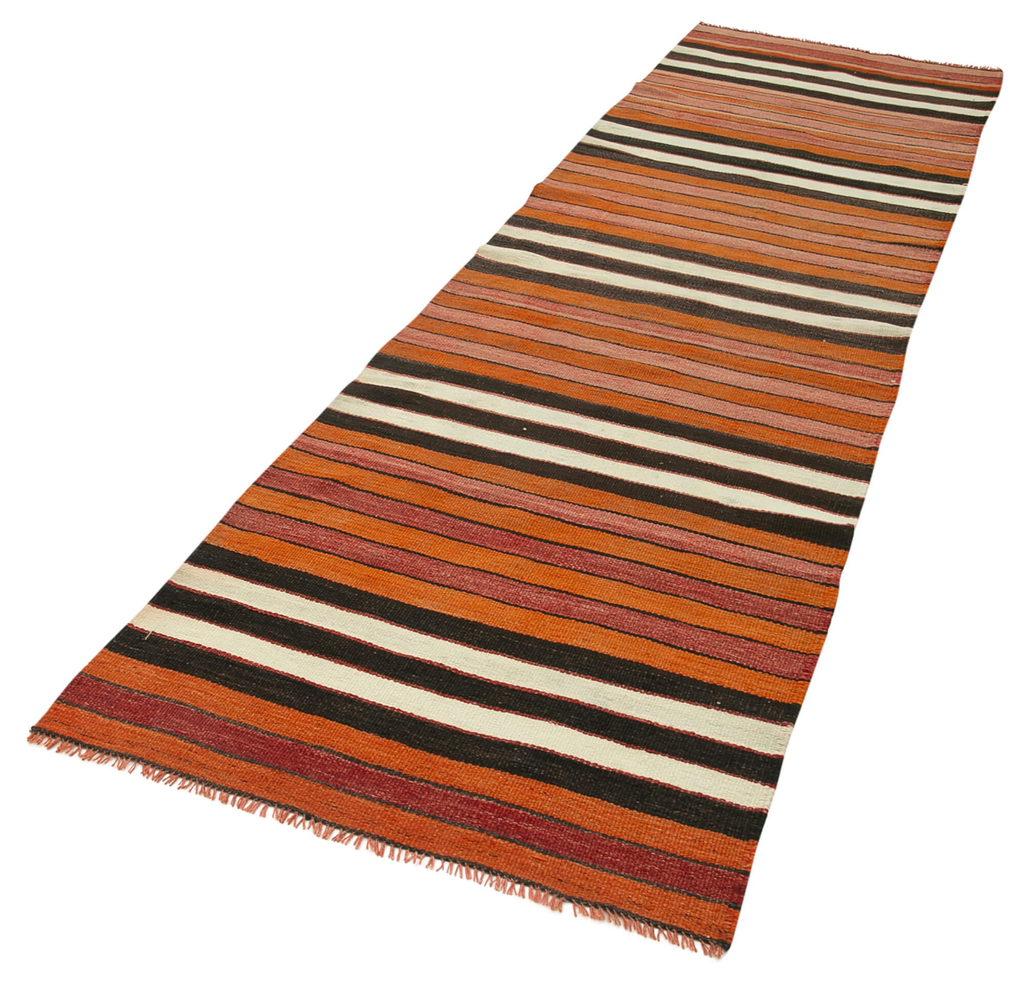 3x10 Multicolor Oriental Kilim Runner Rug - 29247
