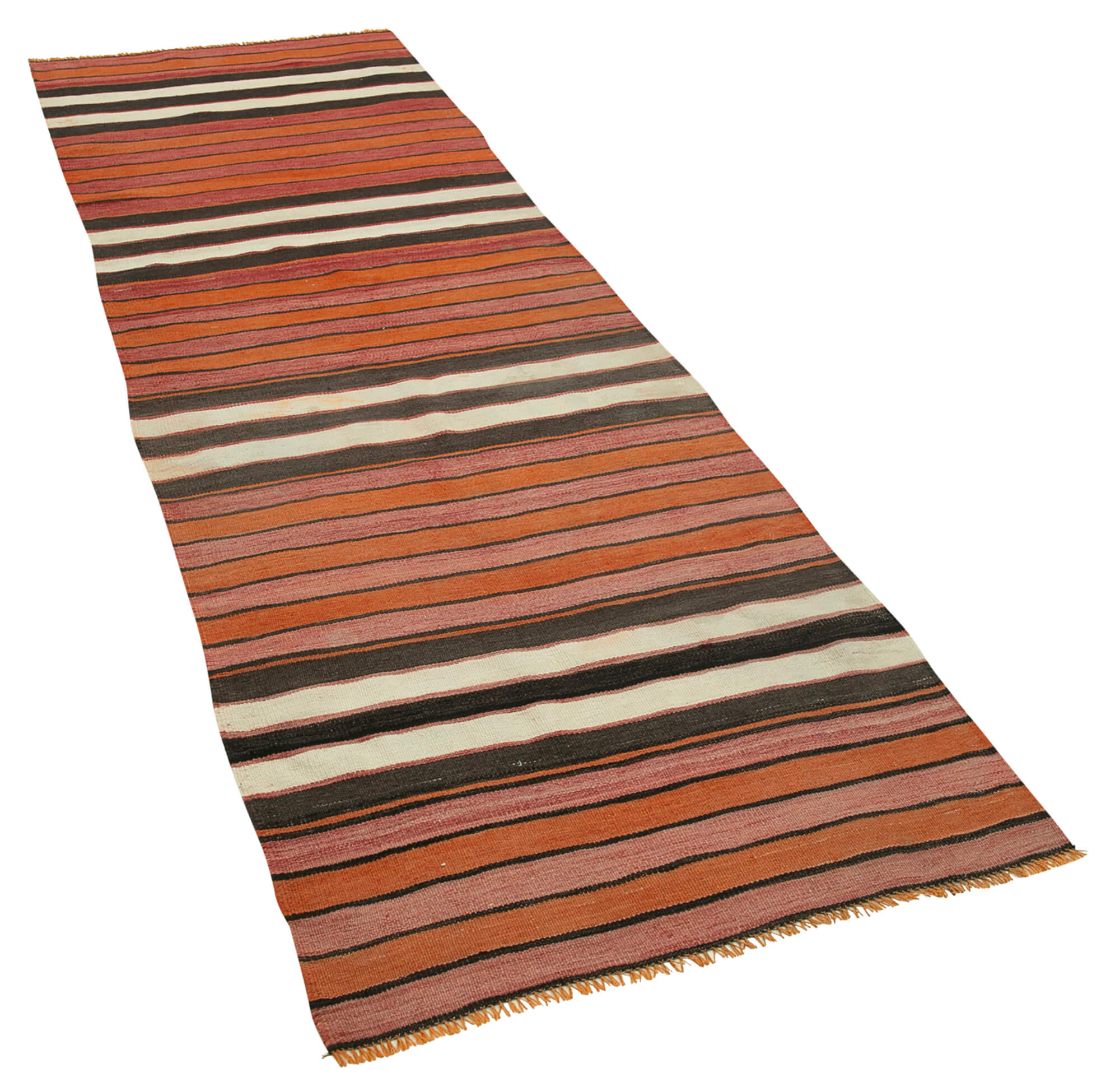 3x9 Multicolor Oriental Kilim Runner Rug - 29248