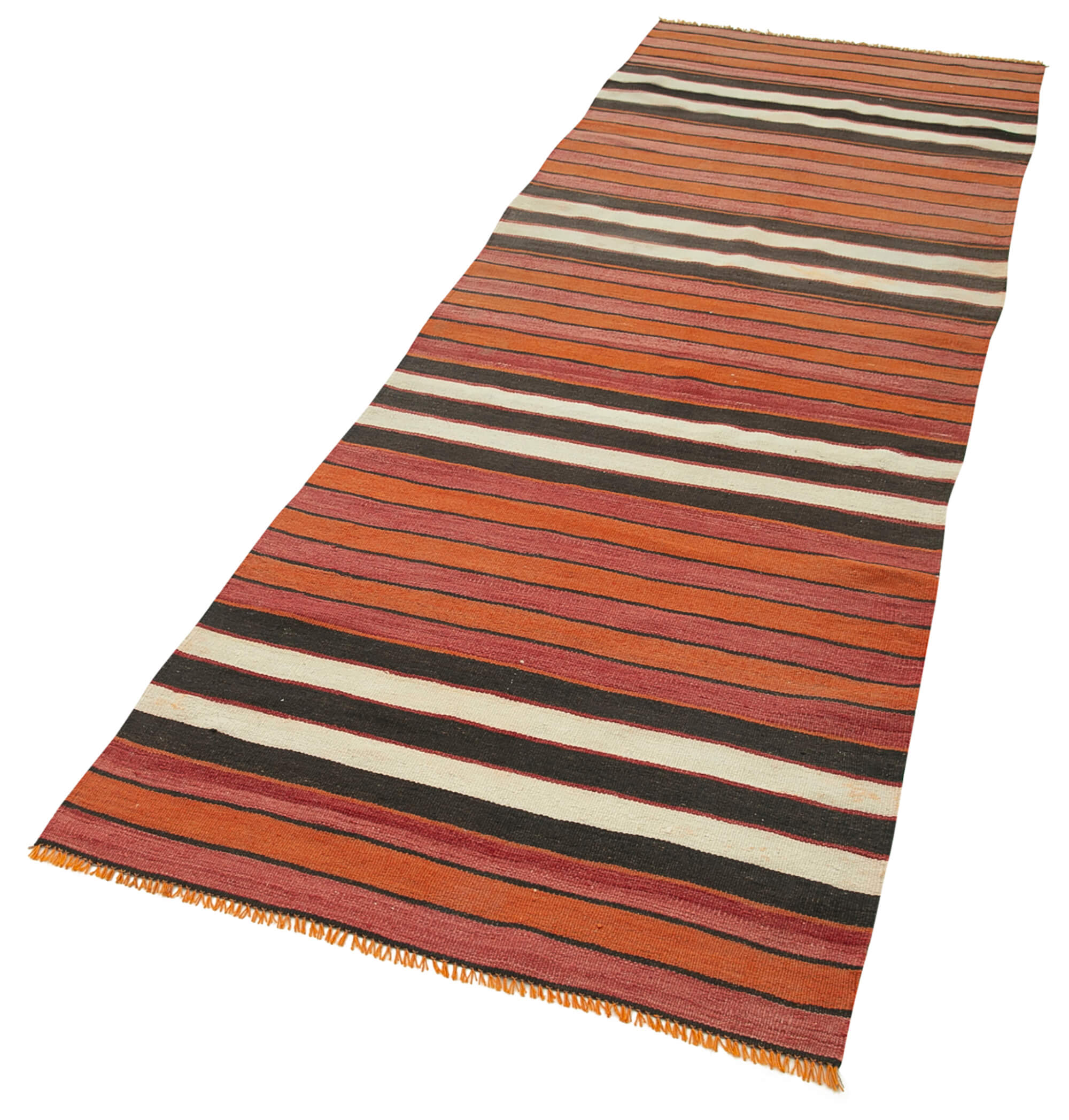 3x9 Multicolor Oriental Kilim Runner Rug - 29248