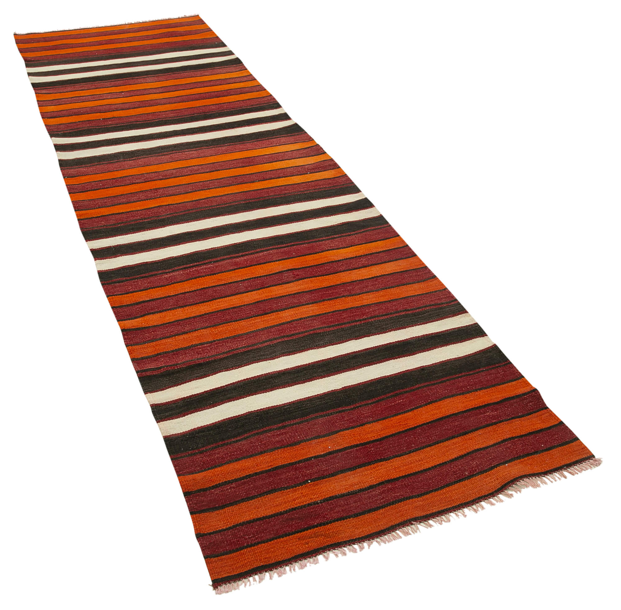 3x10 Multicolor Oriental Kilim Runner Rug - 29249
