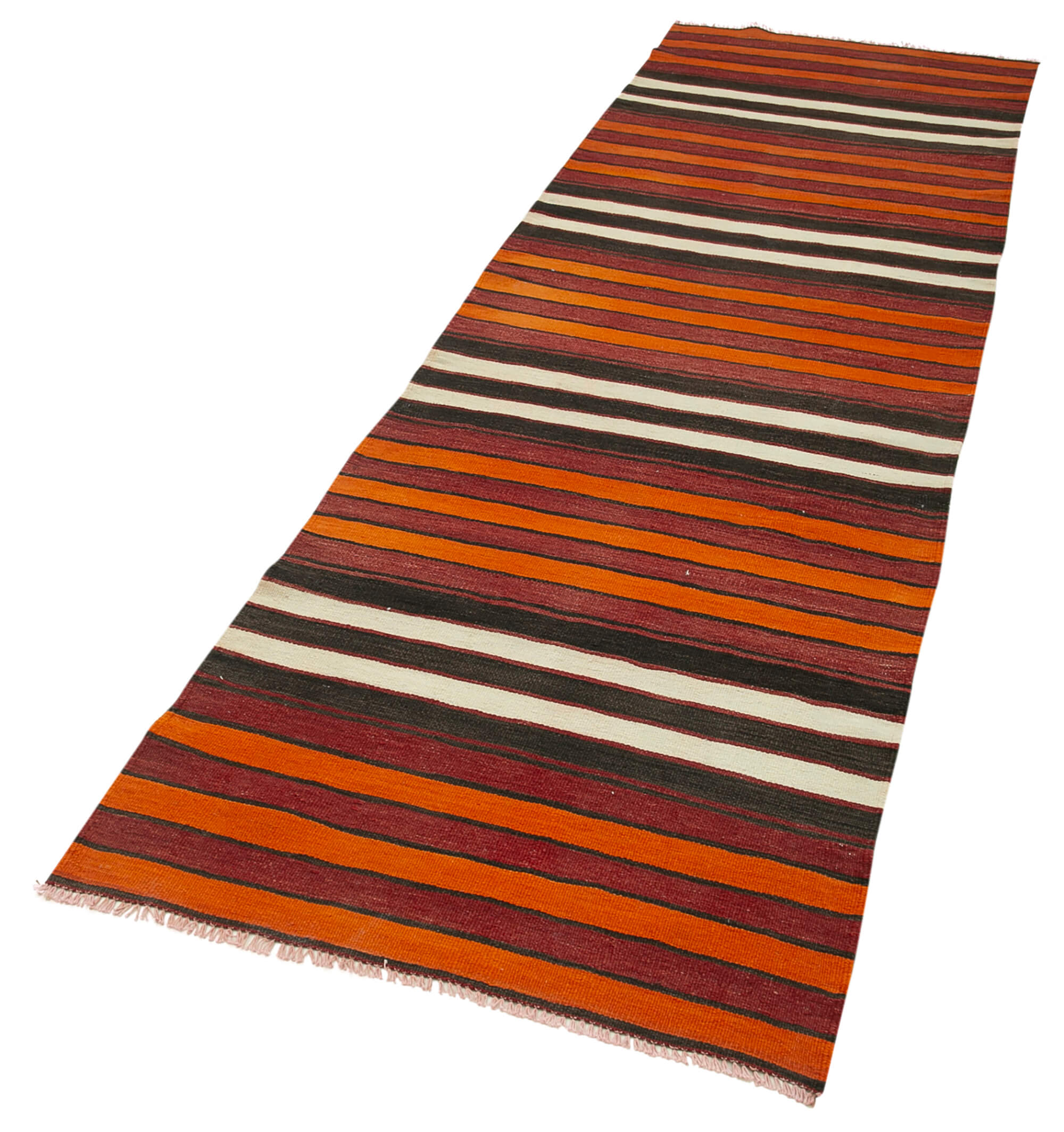 3x10 Multicolor Oriental Kilim Runner Rug - 29249