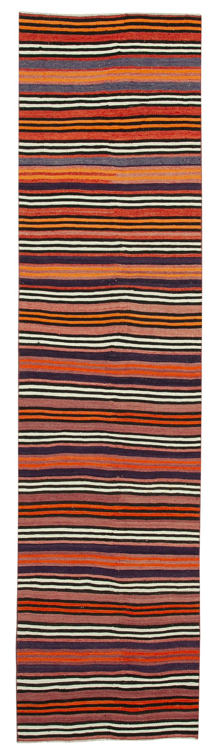 3x11 Multicolor Oriental Kilim Runner Rug - 29252