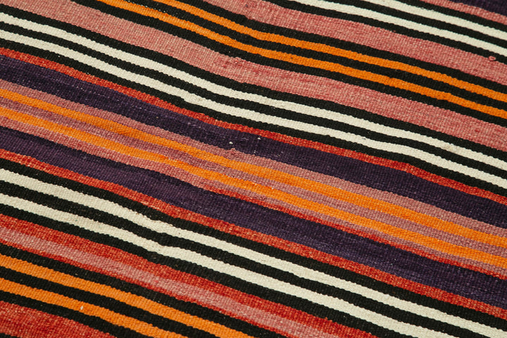 3x11 Multicolor Oriental Kilim Runner Rug - 29252