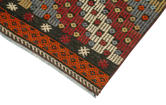 3x11 Multicolor Oriental Kilim Runner Rug - 29259