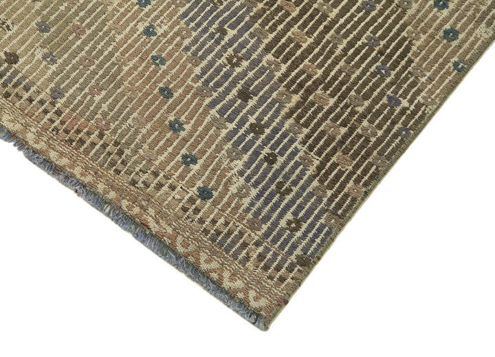 3x9 Beige Oriental Kilim Runner Rug - 29264