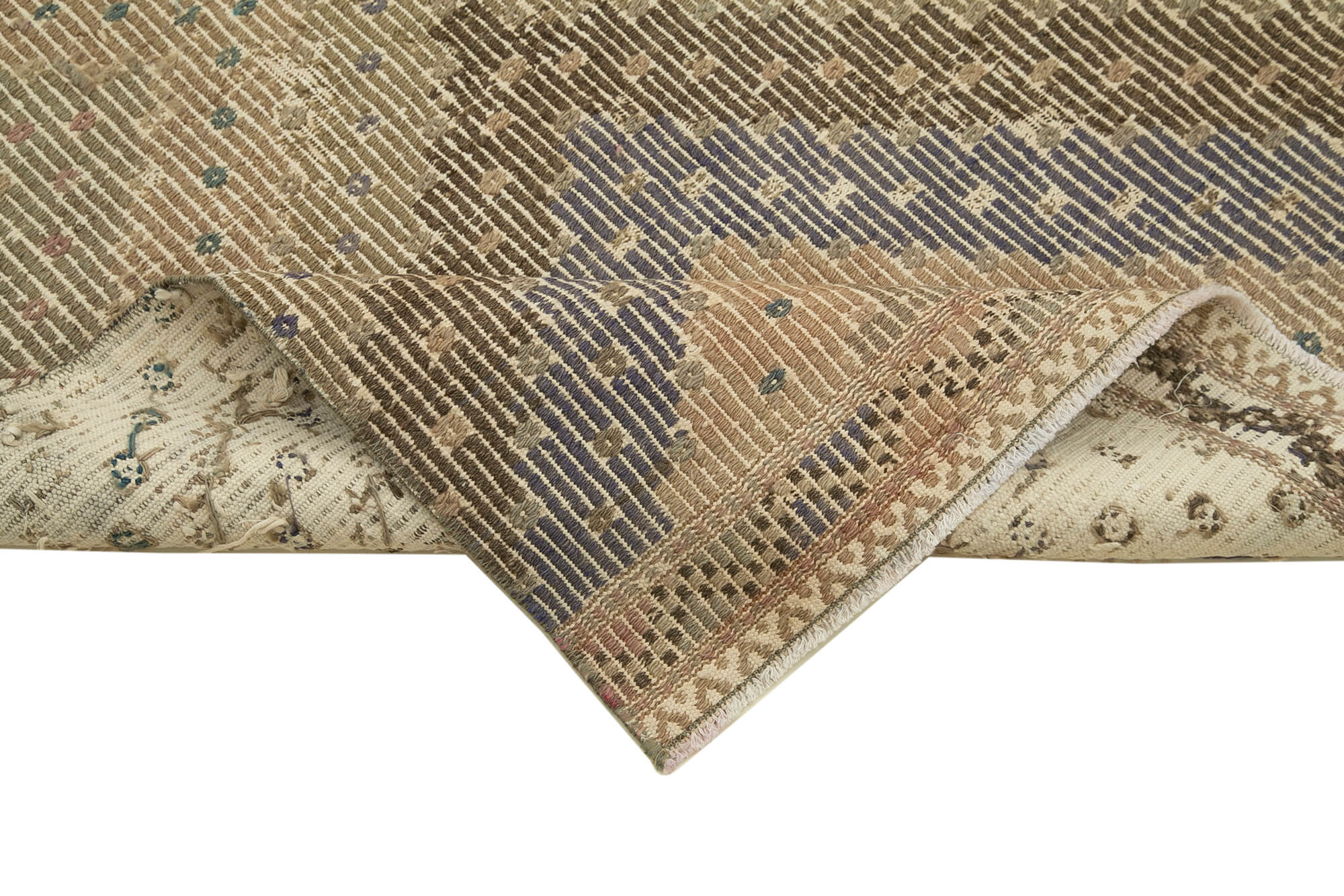 3x9 Beige Oriental Kilim Runner Rug - 29264