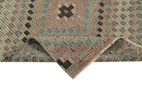 3x10 Beige Oriental Kilim Runner Rug - 29269