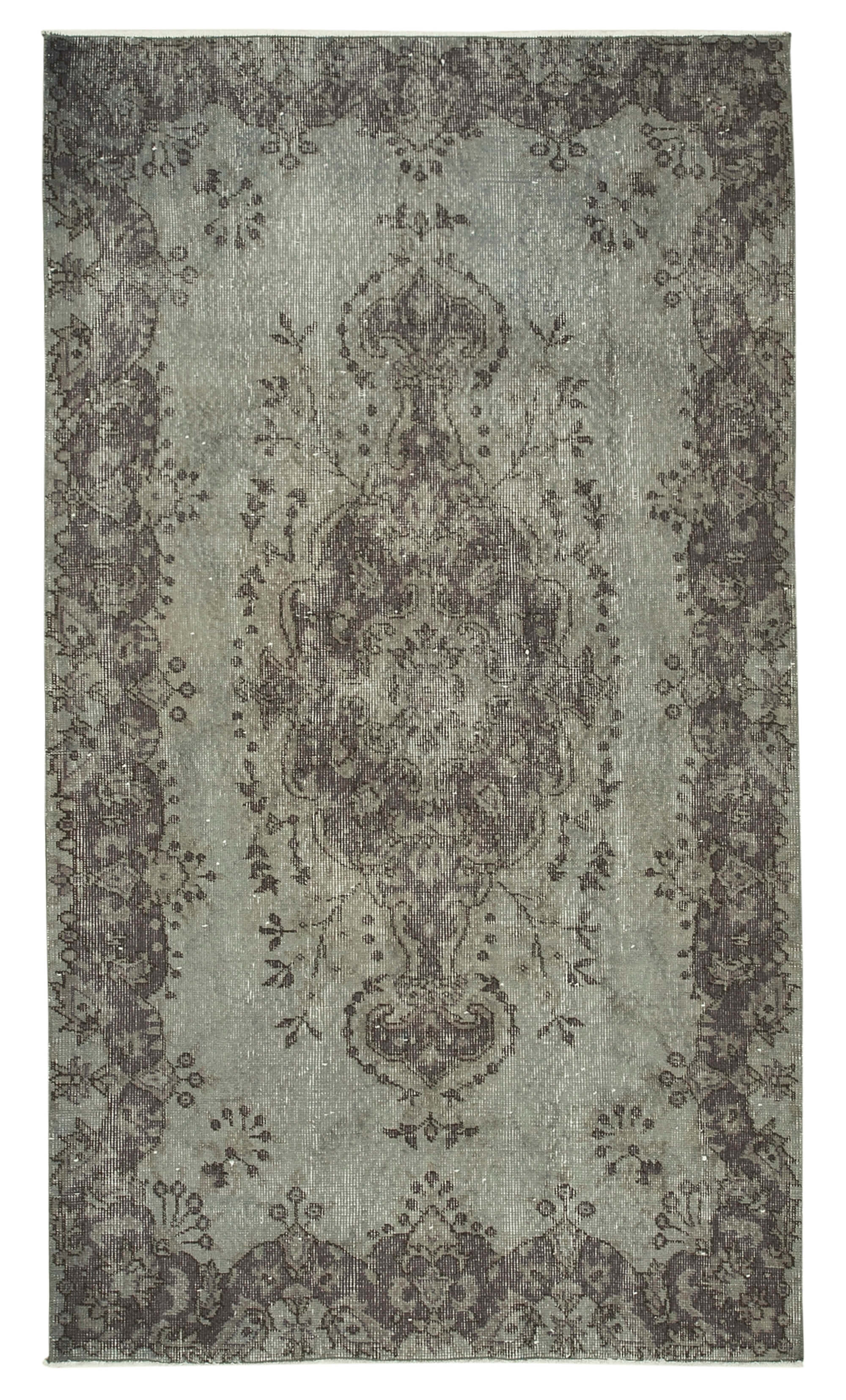 4x7 Grey Overdyed Rug - 29330
