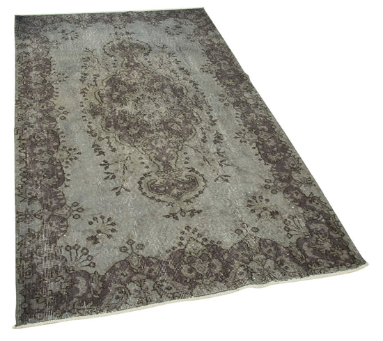 4x7 Grey Overdyed Rug - 29330