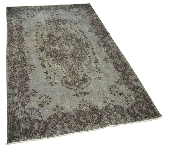 4x7 Grey Overdyed Rug - 29330