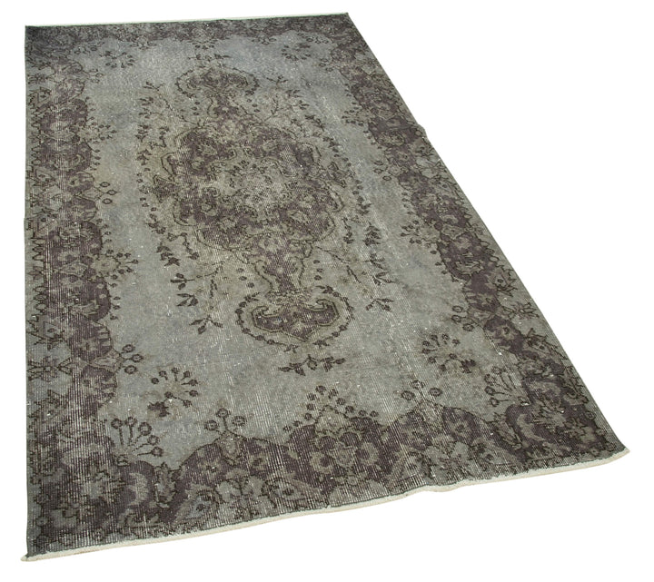 4x7 Grey Overdyed Rug - 29330