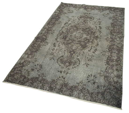 4x7 Grey Overdyed Rug - 29330