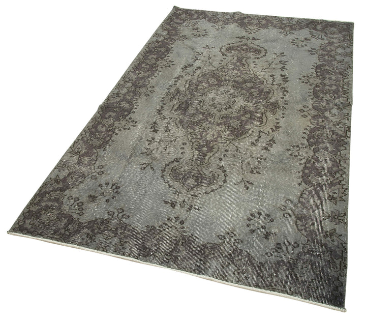 4x7 Grey Overdyed Rug - 29330