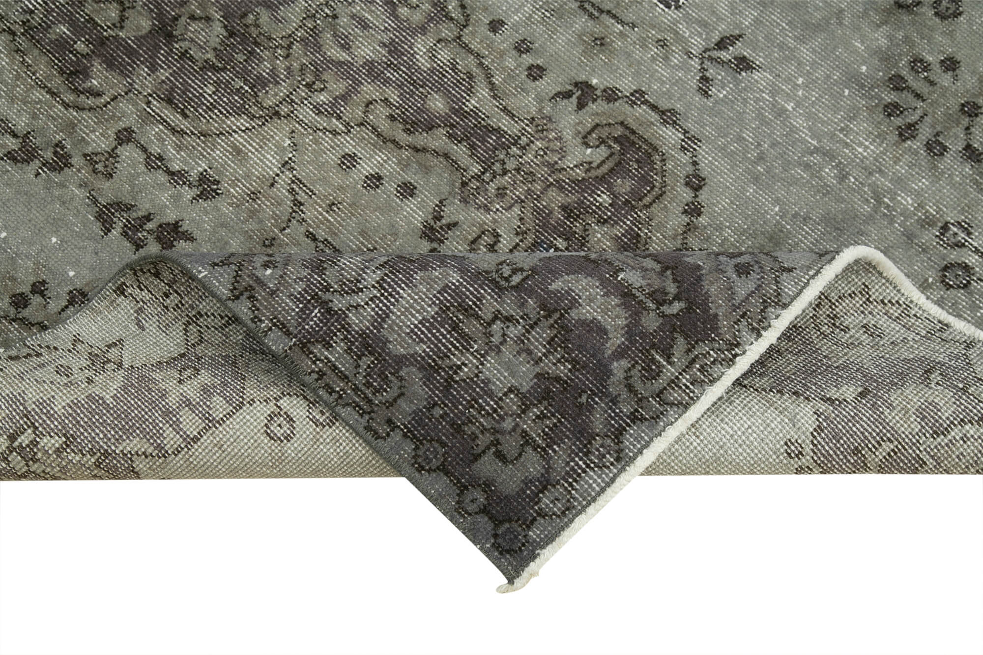 4x7 Grey Overdyed Rug - 29330