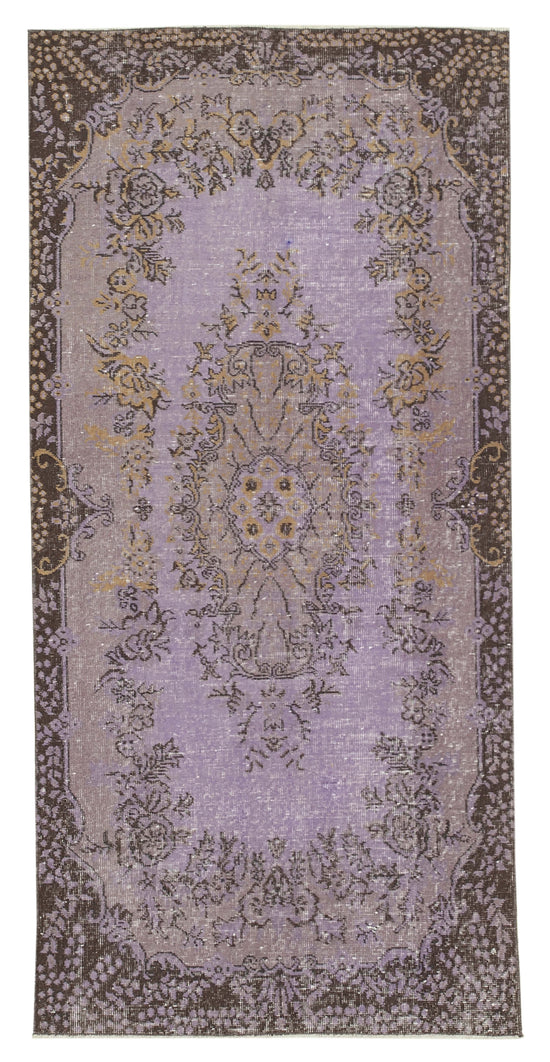 4x8 Purple Overdyed Rug - 29331