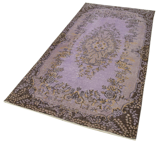 4x8 Purple Overdyed Rug - 29331