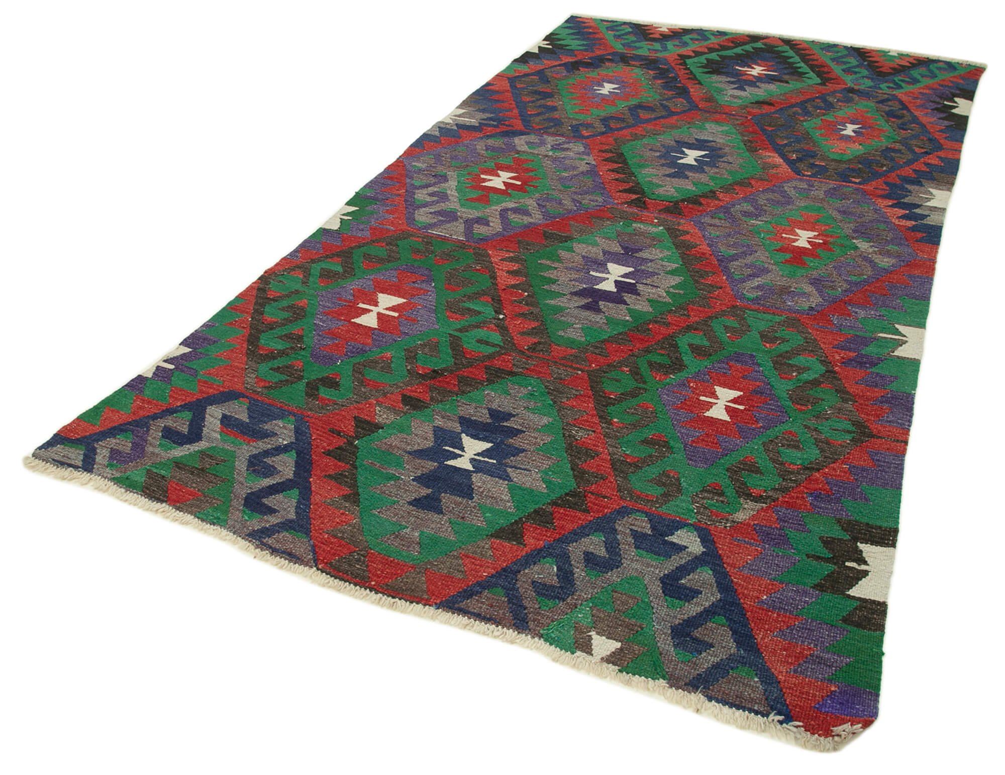 5x10 Red Oriental Kilim Rug - 29435