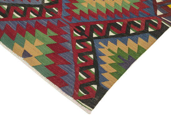 6x10 Red Oriental Kilim Rug - 29443