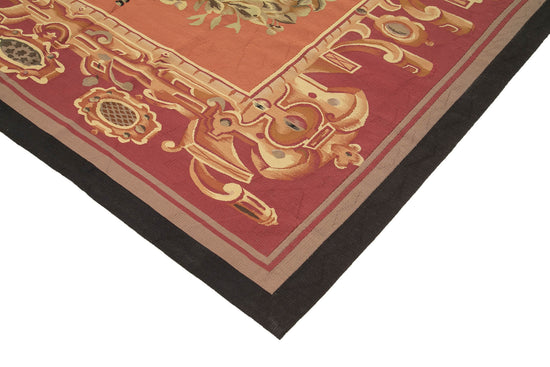 10x11 Pink Aubusson Kilim - 29487