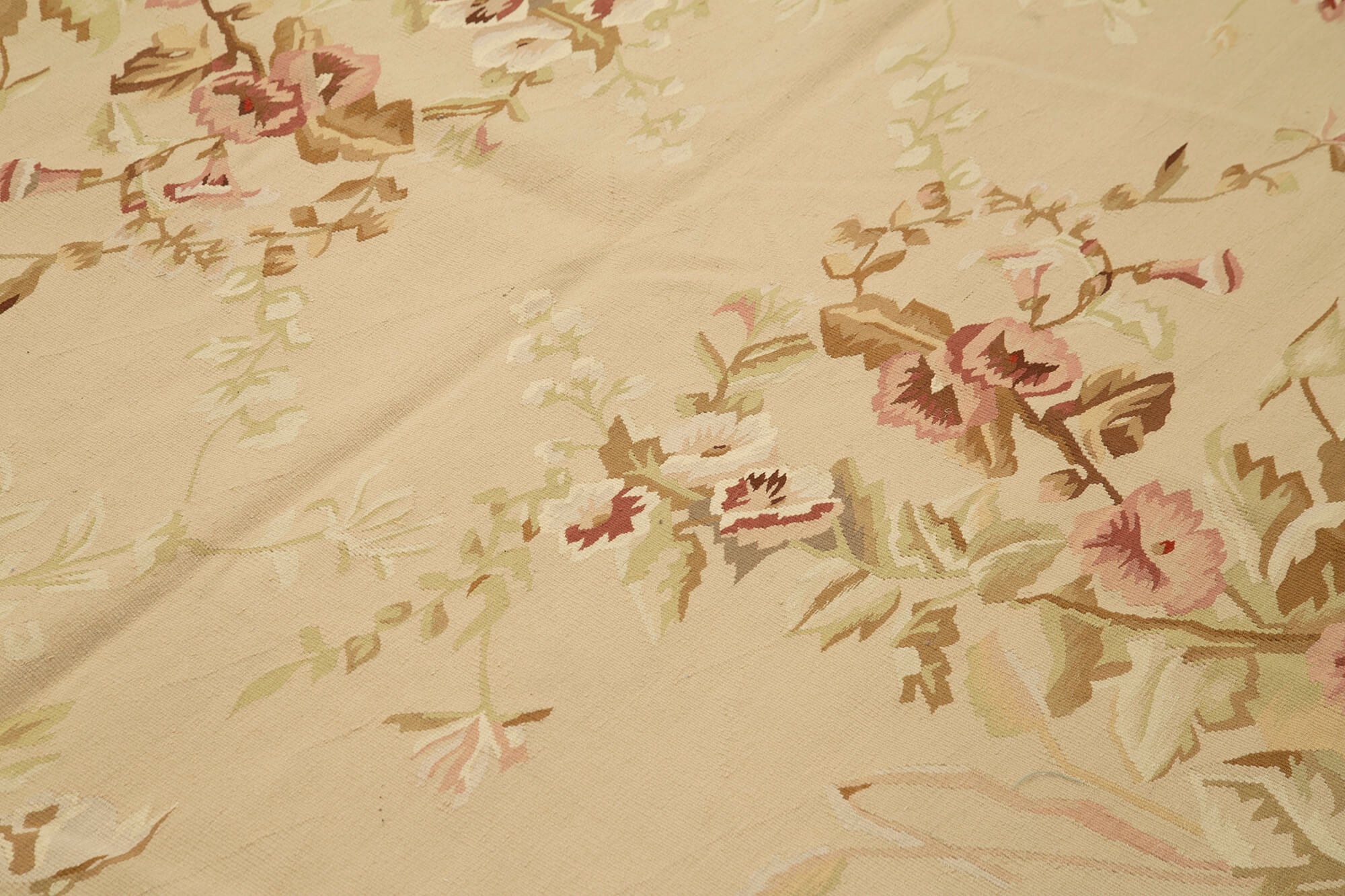 9x12 Beige Aubusson Kilim - 29510