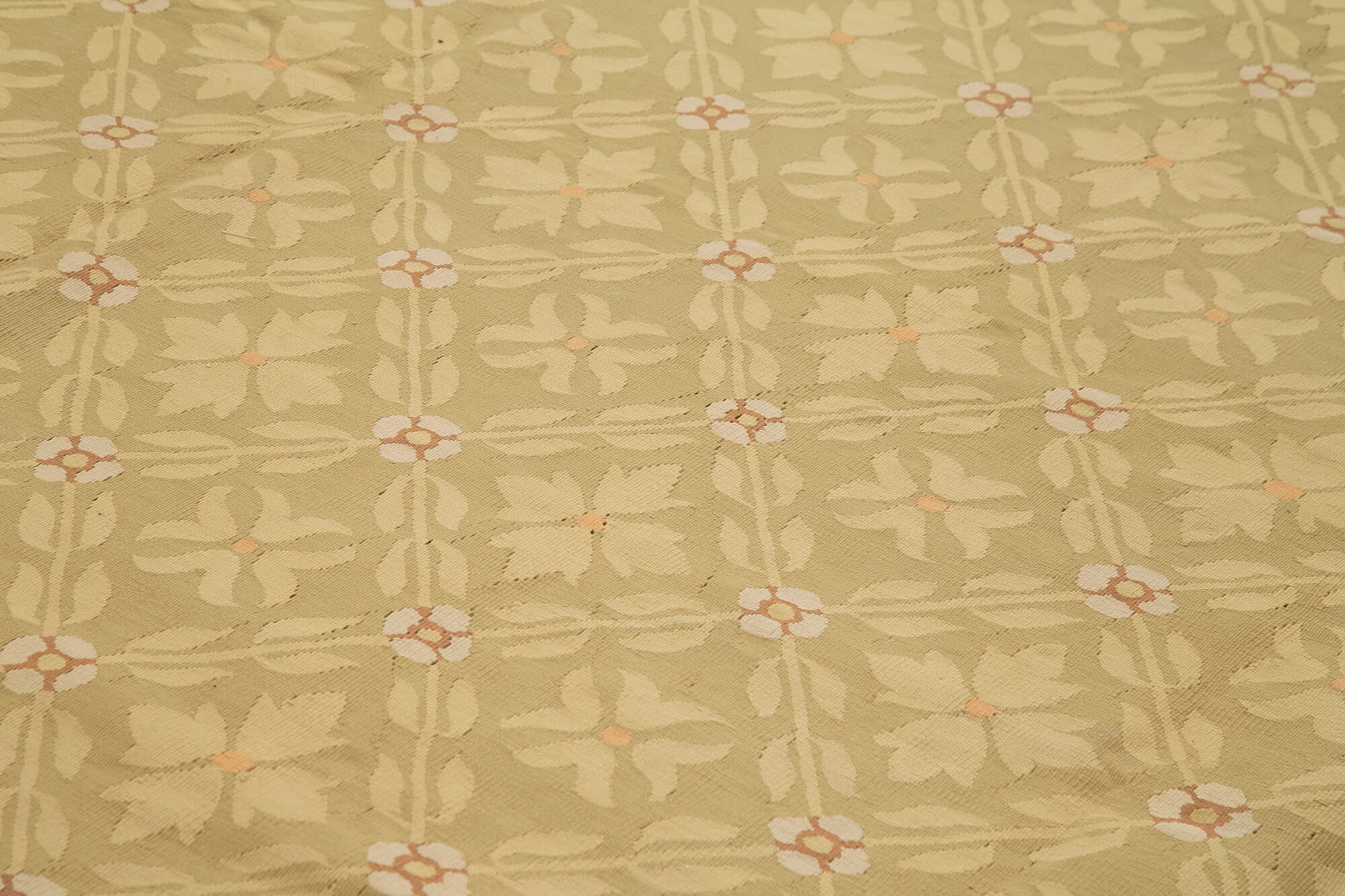 10x14 Brown Aubusson Kilim - 29515