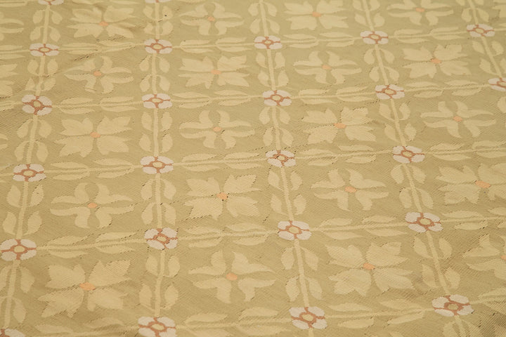 10x14 Brown Aubusson Kilim - 29515