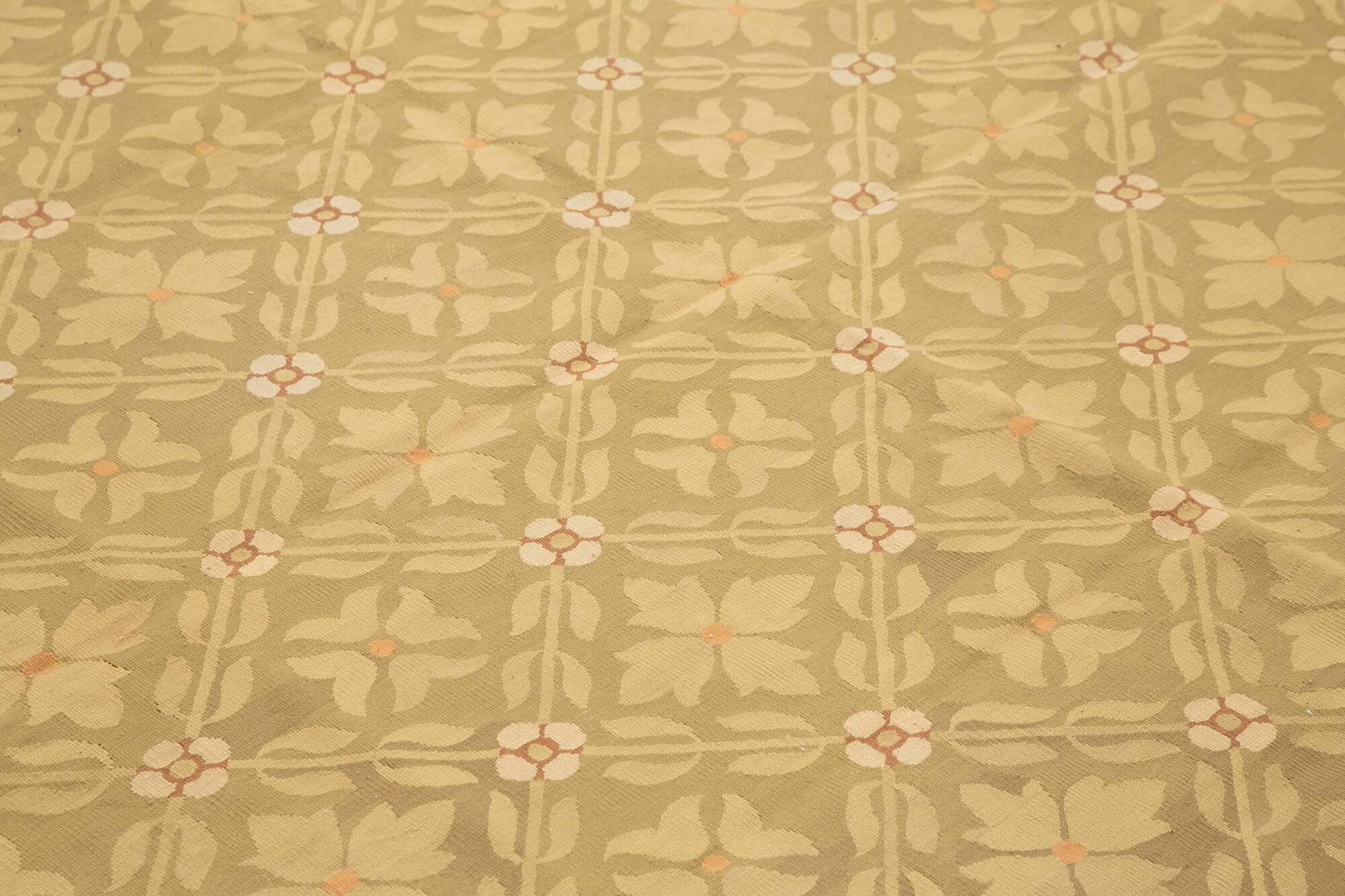 9x12 Brown Aubusson Kilim - 29531