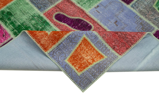 5x8 Multicolor Modern Patchwork Rug - 29558