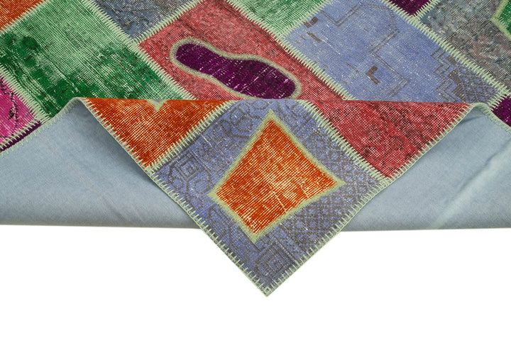 5x8 Multicolor Modern Patchwork Rug - 29558