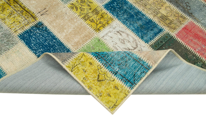 5x8 Multicolor Modern Patchwork Rug - 29563