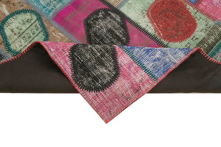 5x7 Multicolor Modern Patchwork Rug - 29564
