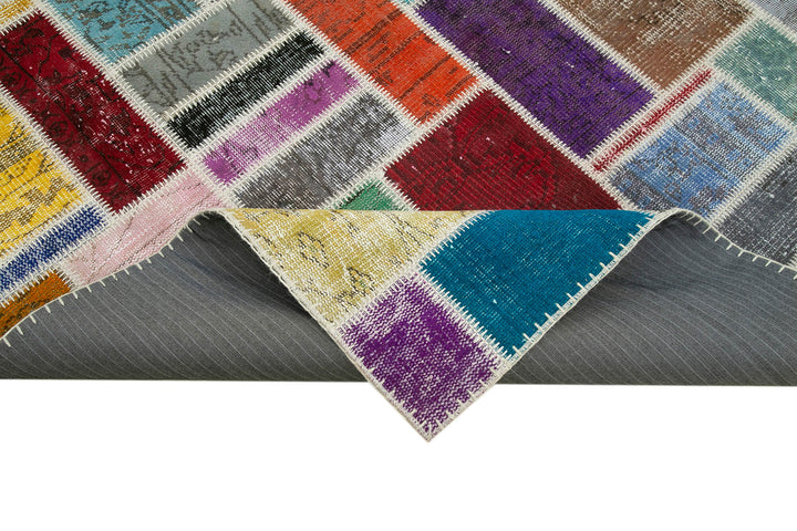 6x8 Multicolor Modern Patchwork Rug - 29570