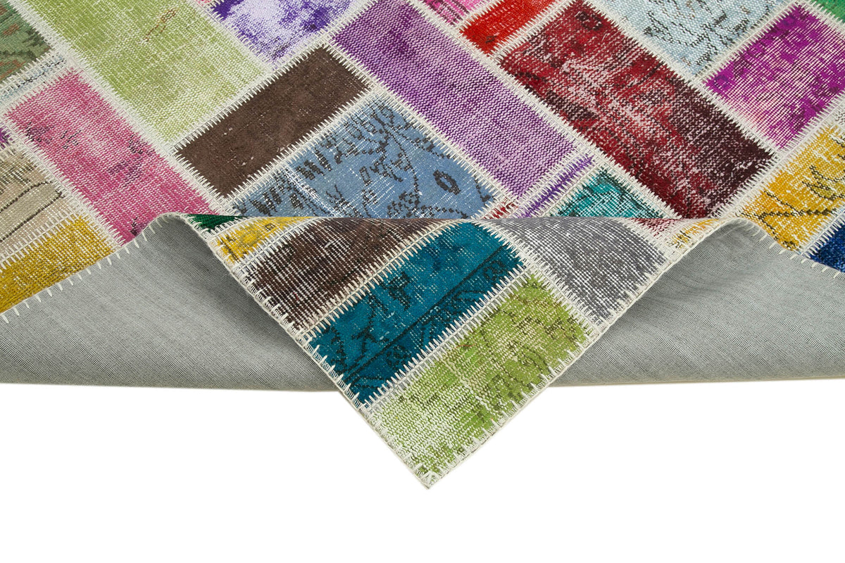 6x8 Multicolor Modern Patchwork Rug - 29571
