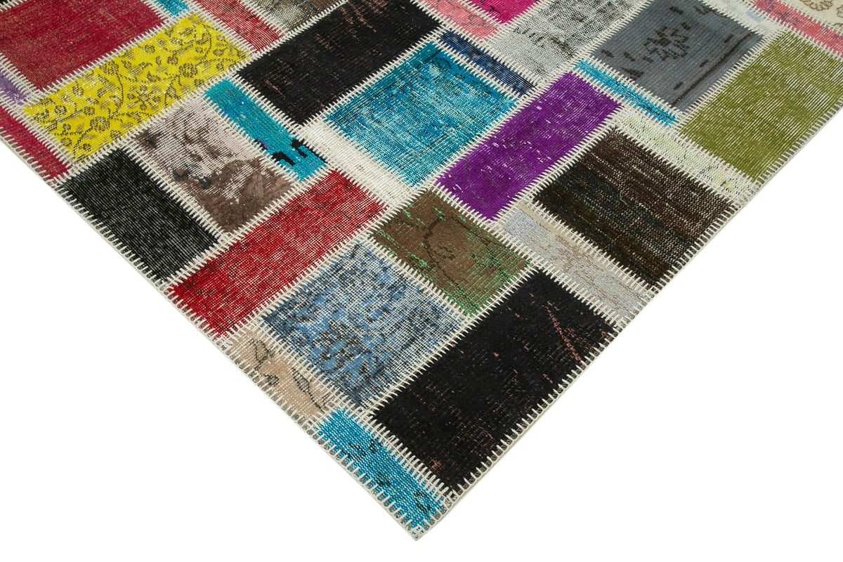 6x8 Multicolor Modern Patchwork Rug - 29578