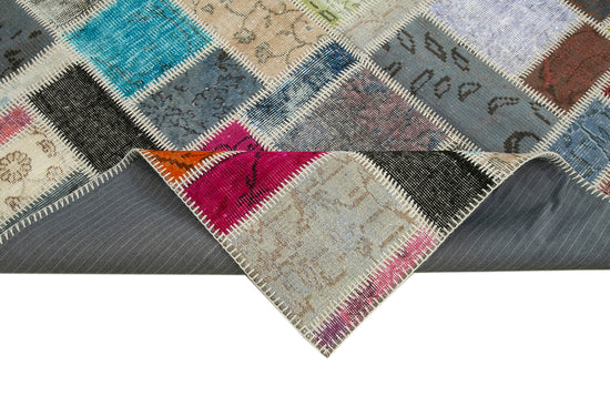 6x8 Multicolor Modern Patchwork Rug - 29578