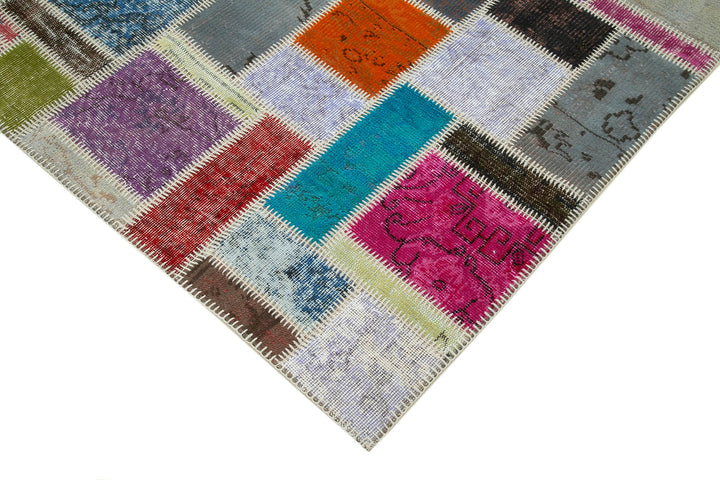 6x8 Multicolor Modern Patchwork Rug - 29579