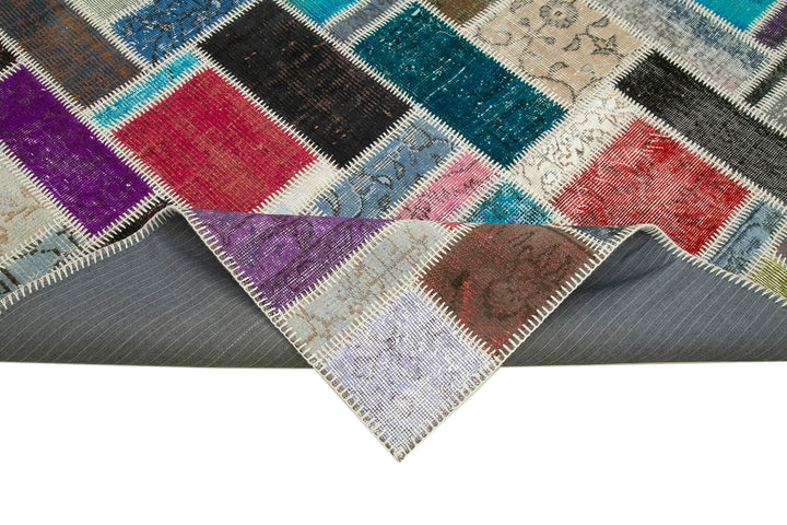 6x8 Multicolor Modern Patchwork Rug - 29579