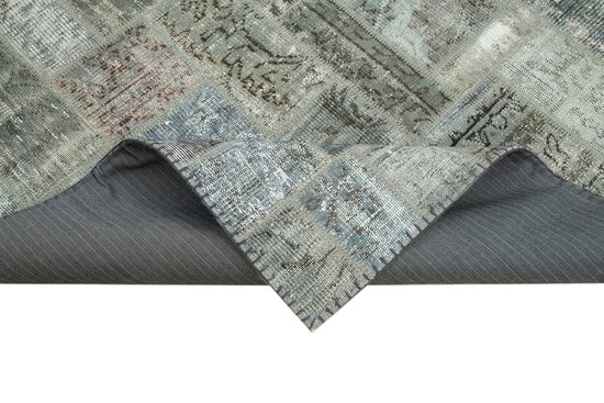 6x8 Grey Modern Patchwork Rug - 29581