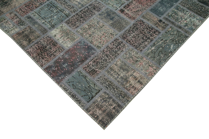 6x8 Grey Modern Patchwork Rug - 29585