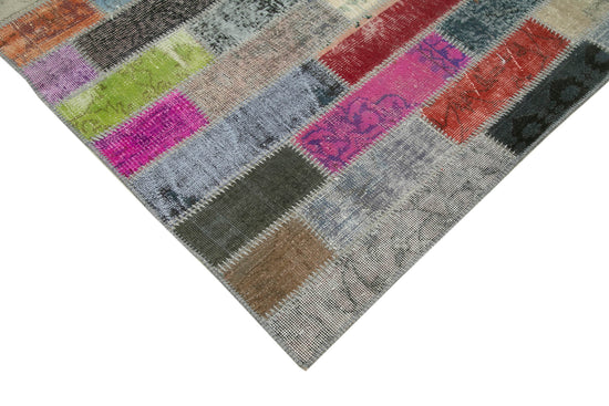 6x8 Multicolor Modern Patchwork Rug - 29587