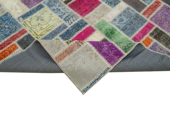 6x8 Multicolor Modern Patchwork Rug - 29589