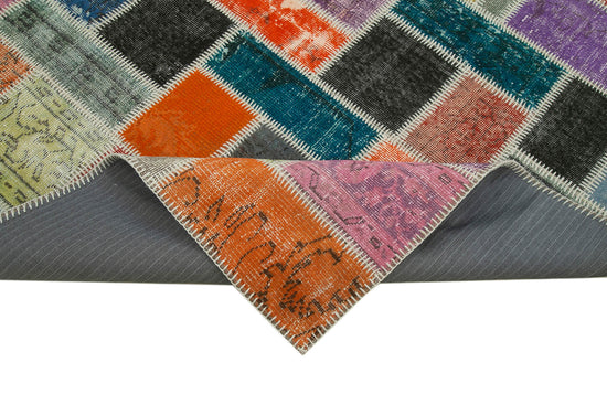 5x8 Multicolor Modern Patchwork Rug - 29593