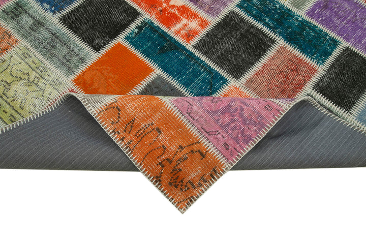 5x8 Multicolor Modern Patchwork Rug - 29593