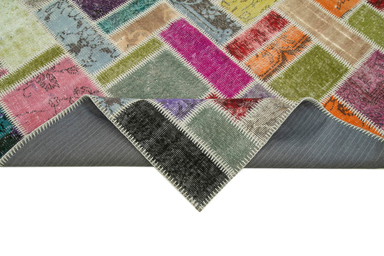 6x8 Multicolor Modern Patchwork Rug - 29594