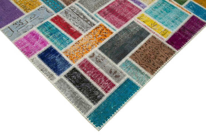 6x8 Multicolor Modern Patchwork Rug - 29600
