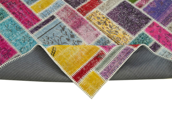5x8 Multicolor Modern Patchwork Rug - 29601